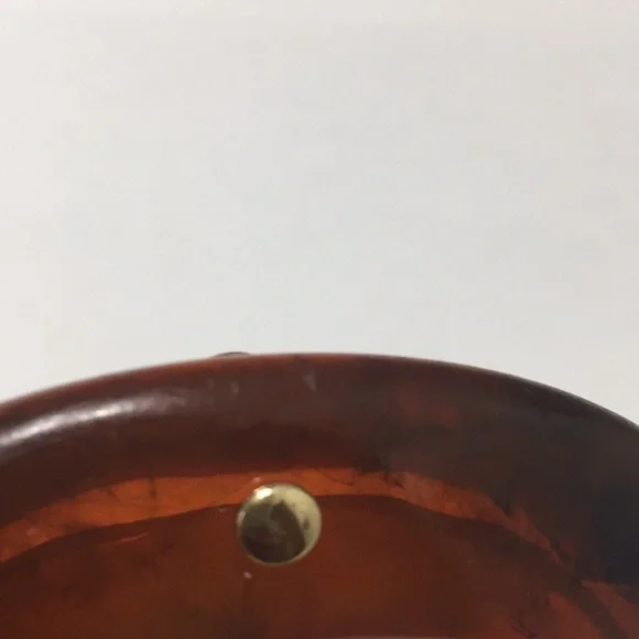 Irregular// Free People Resin Gold Stud Bangle Bracelet - Picture 8 of 8